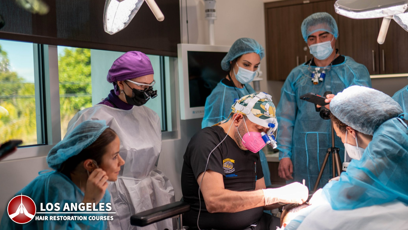 Los Angeles kurser för hårrestaurering 2022 - Live Surgery Observation Hårtransplantationskirurgi
